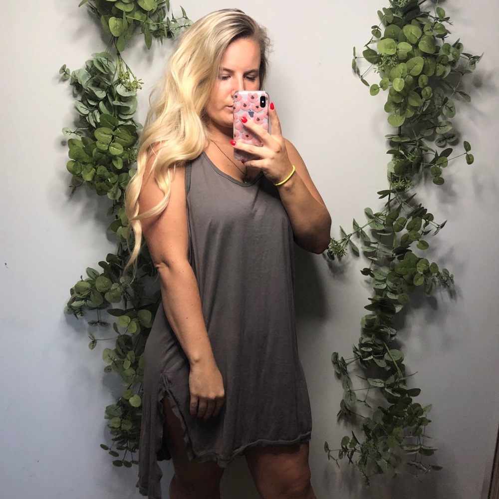 Anthro Left of Center Tank Dress M